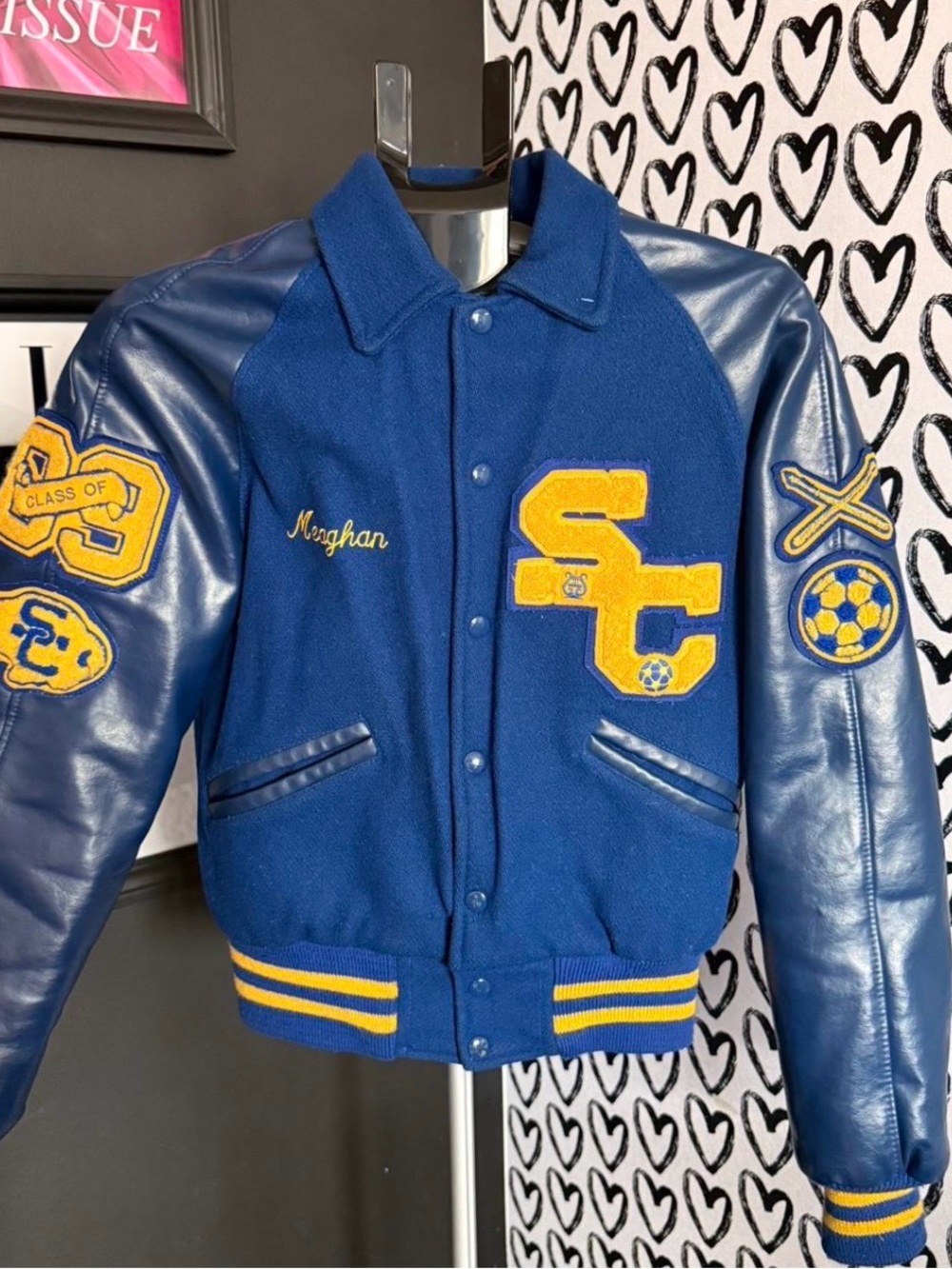 Varsity Letterman Jacket with Patches
